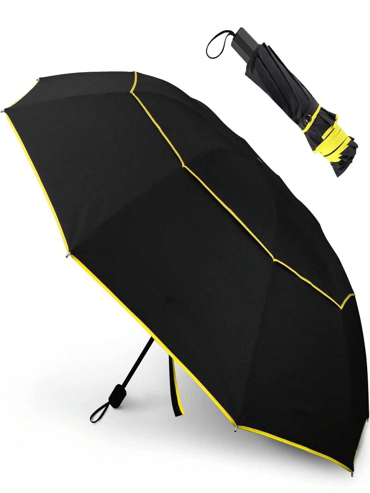 62 Inch Extra Oversize Golf Umbrella - Black
