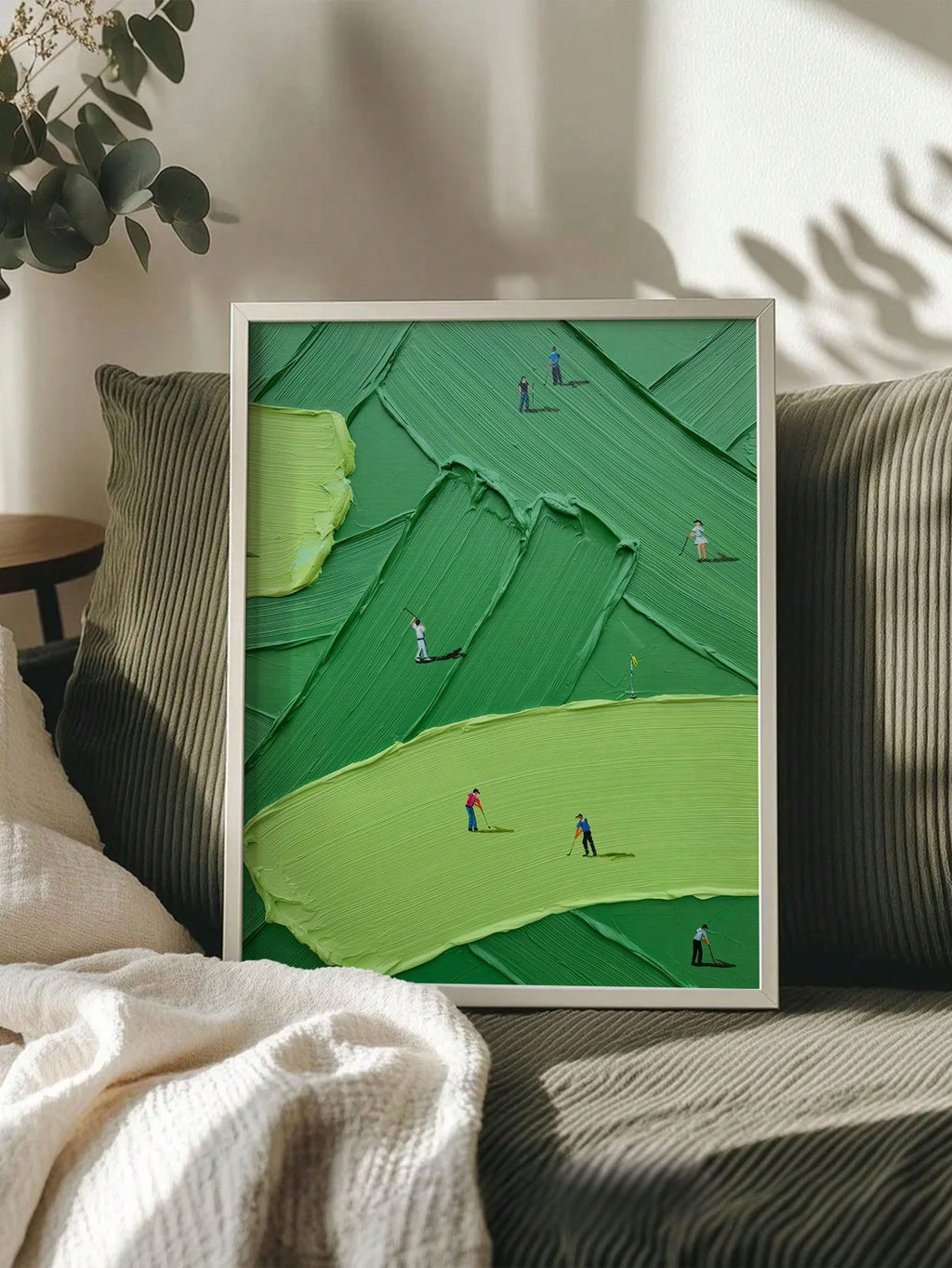 Textured Canvas Golf Wall Art