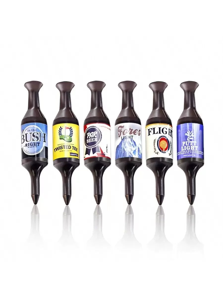 Beer Bottle Shaped Golf Tees