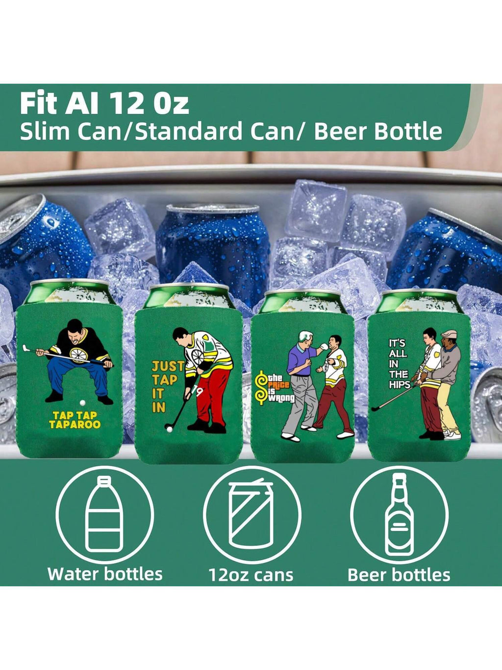 Funny Golf Can Cooler