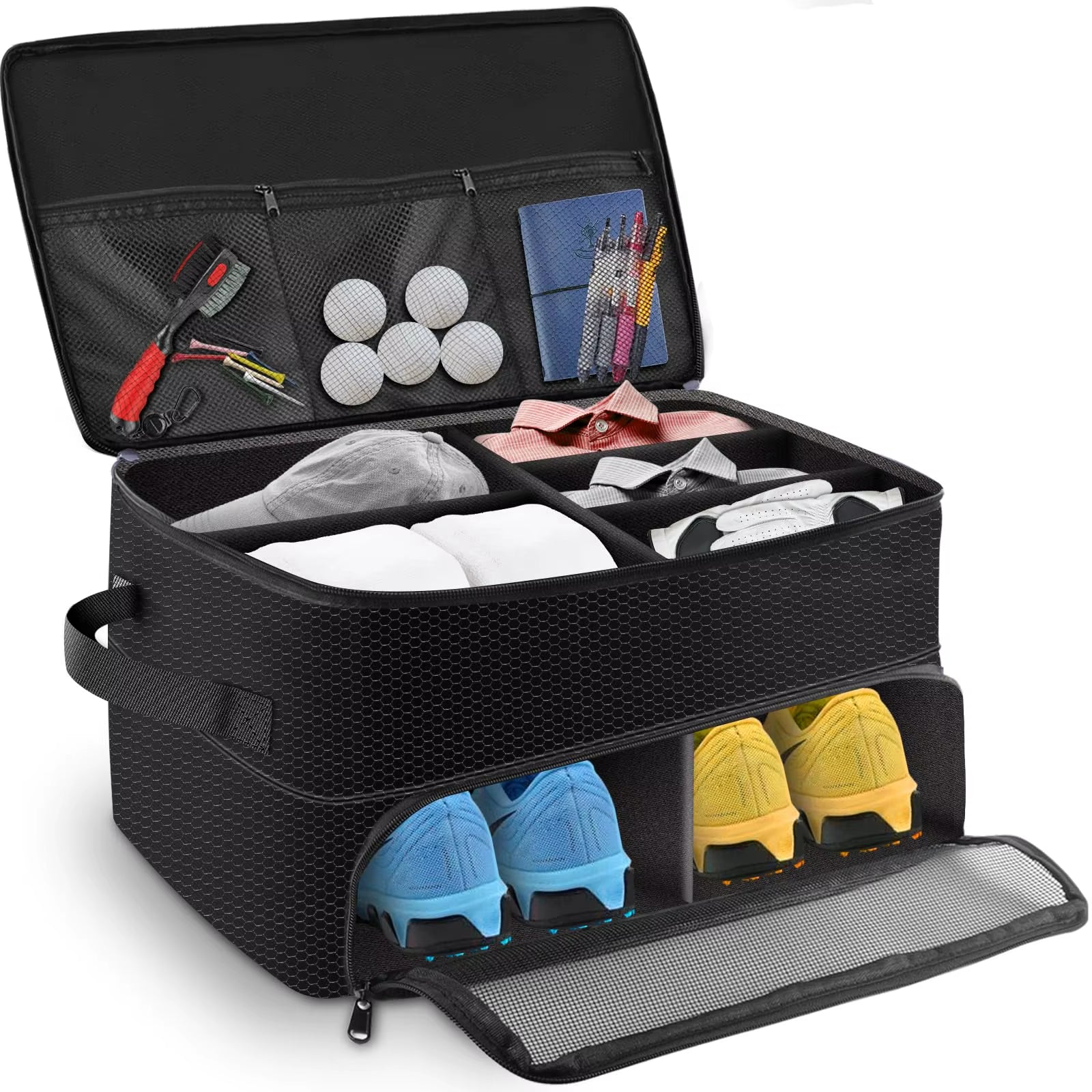 Layered Golf Organizer for Golf Accessories