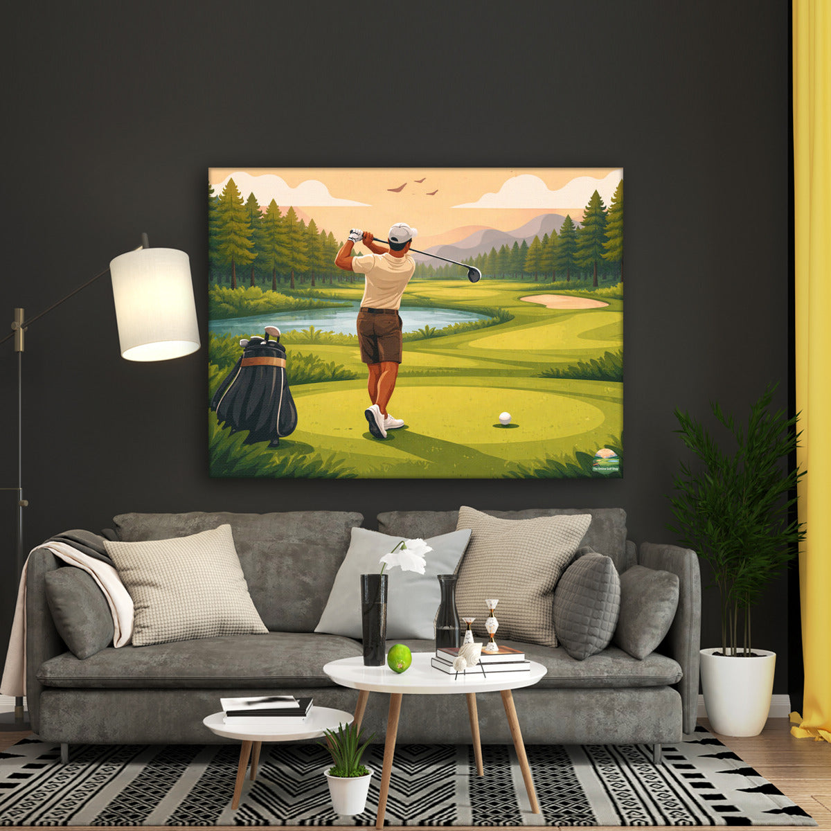 The Perfect Swing Canvas Print - with Hook