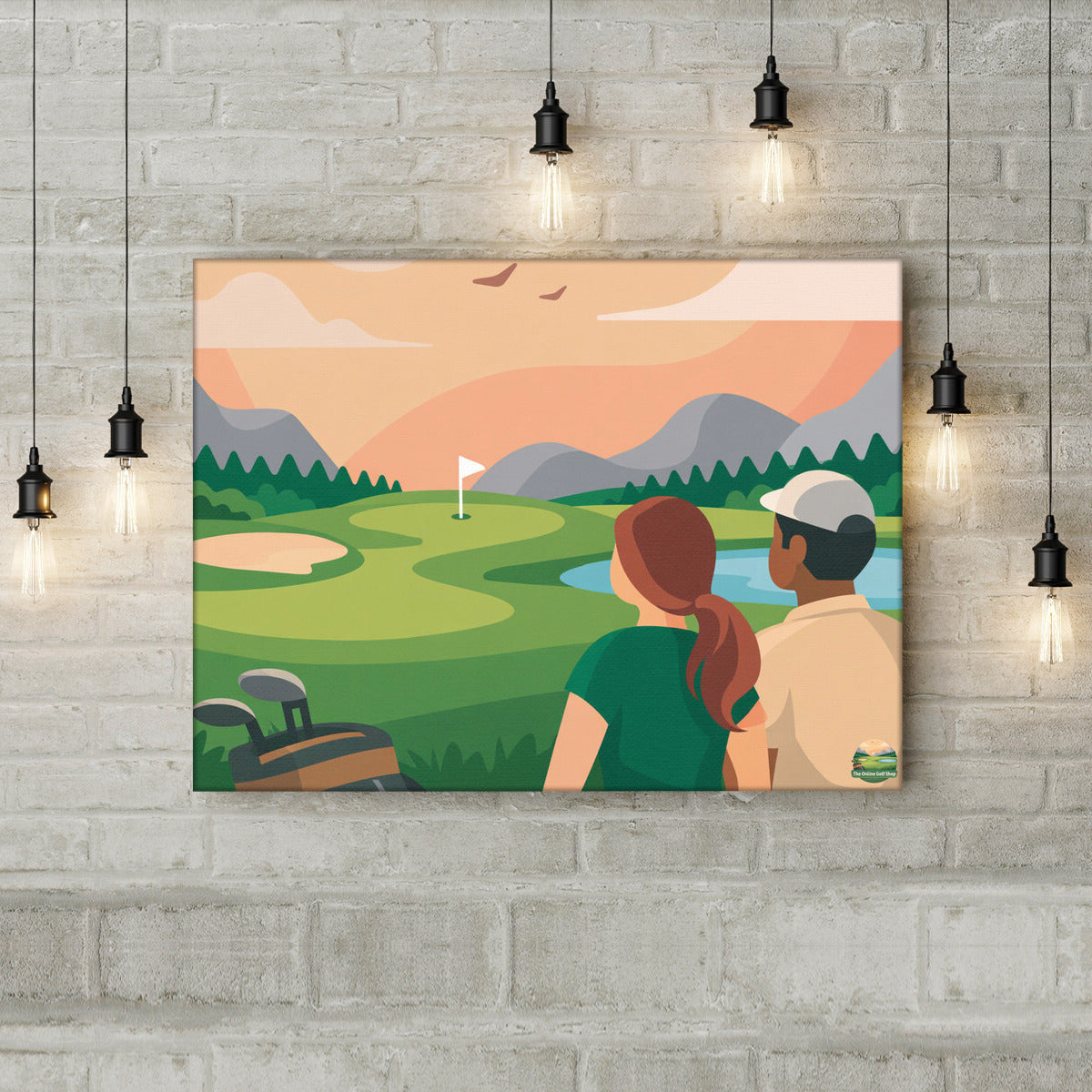 The Perfect View Canvas Print - with Hook