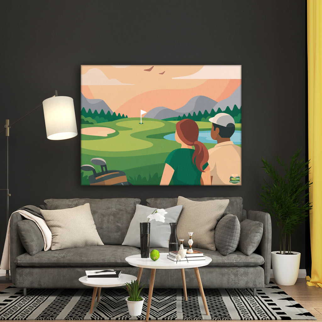 The Perfect View Canvas Print - with Hook