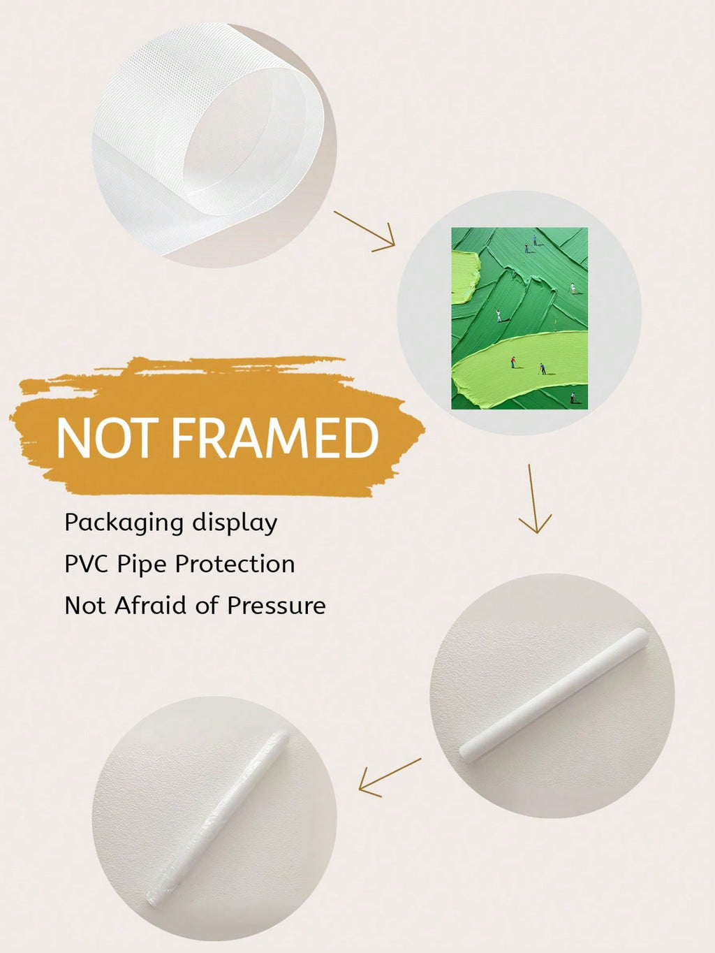 Textured Canvas Golf Wall Art