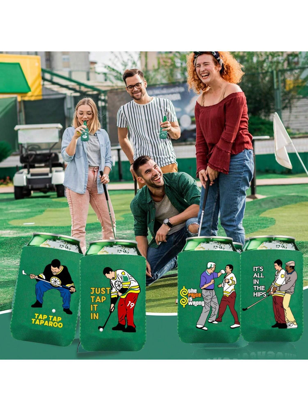 Funny Golf Can Cooler