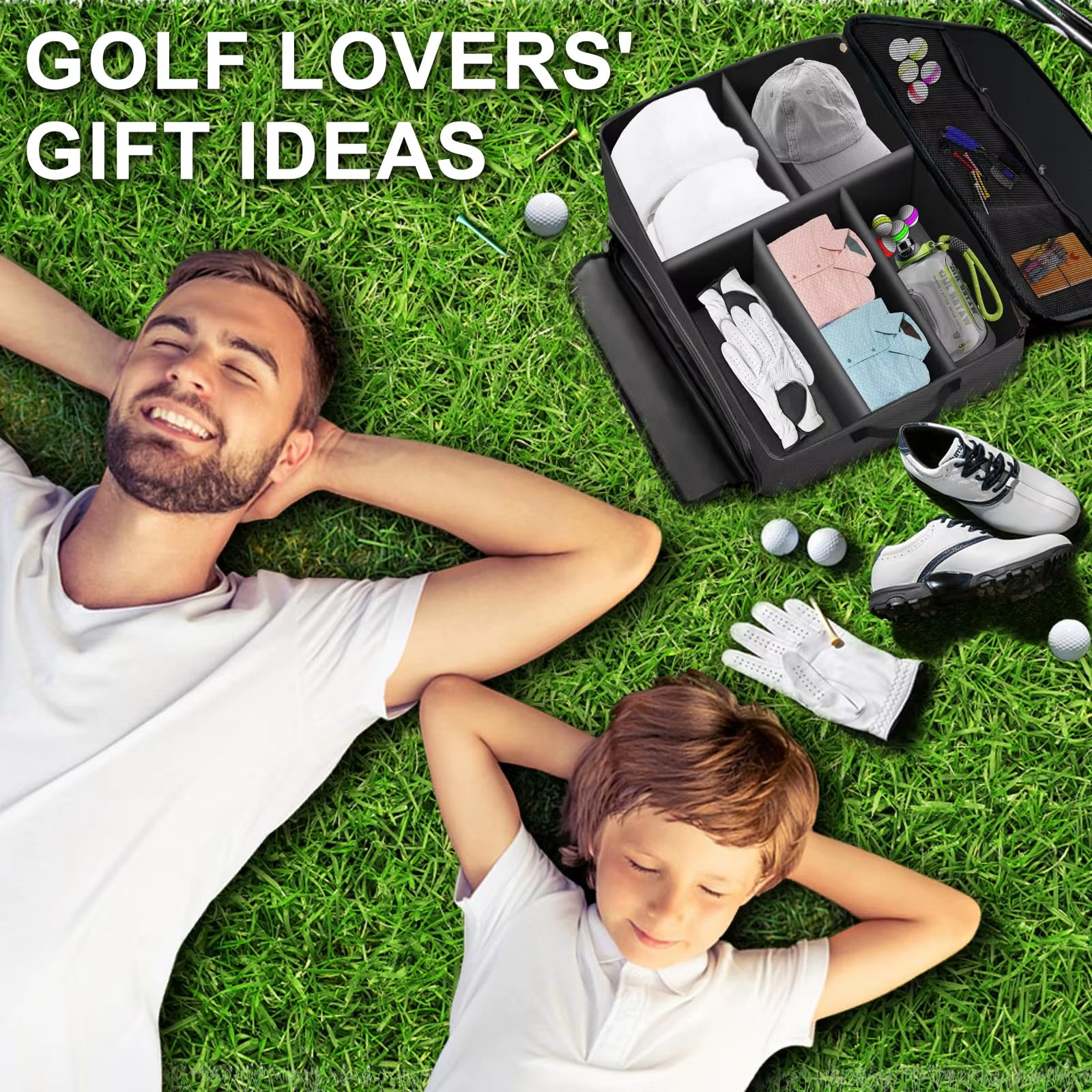 Layered Golf Organizer for Golf Accessories