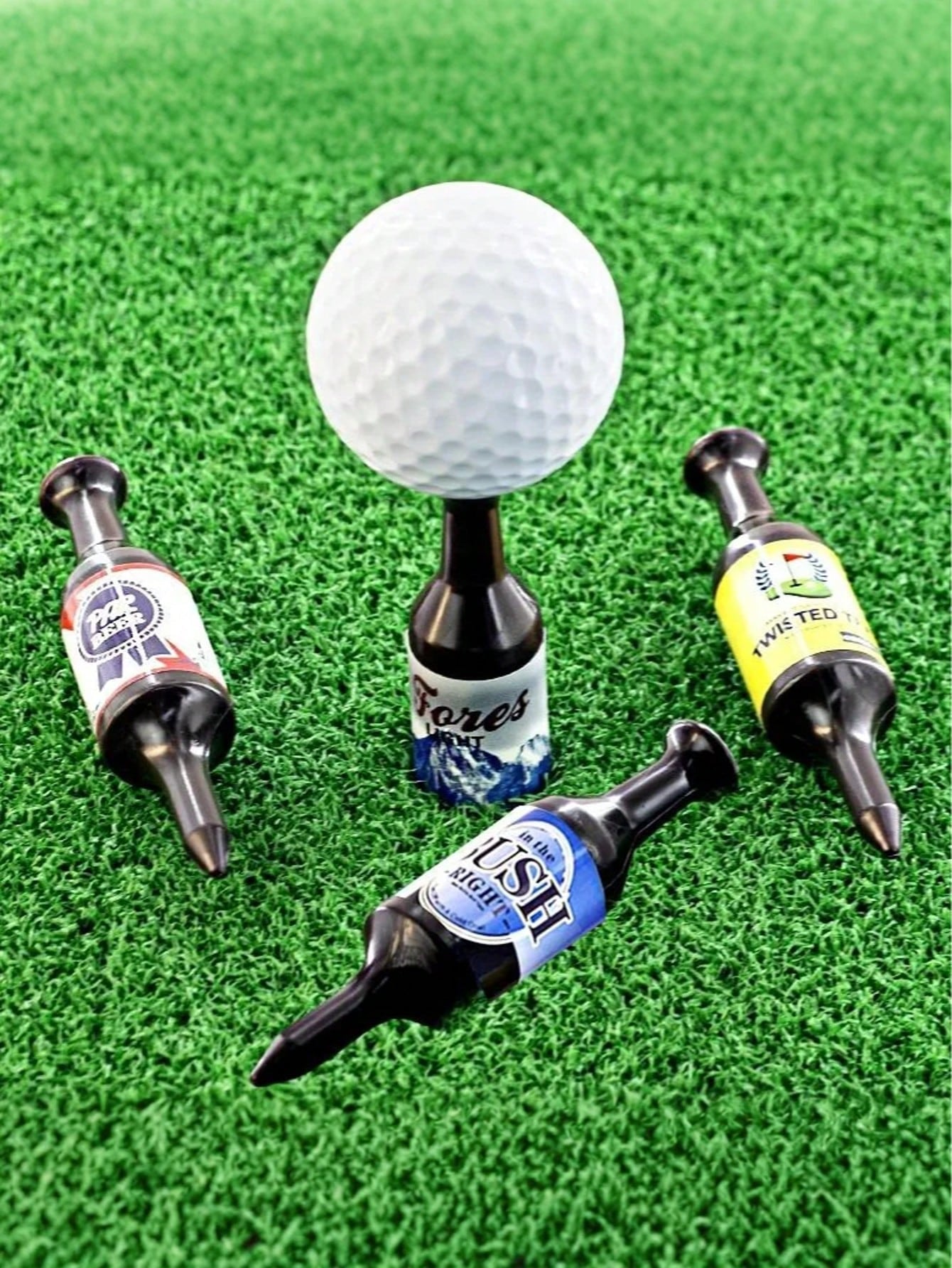 Beer Bottle Shaped Golf Tees