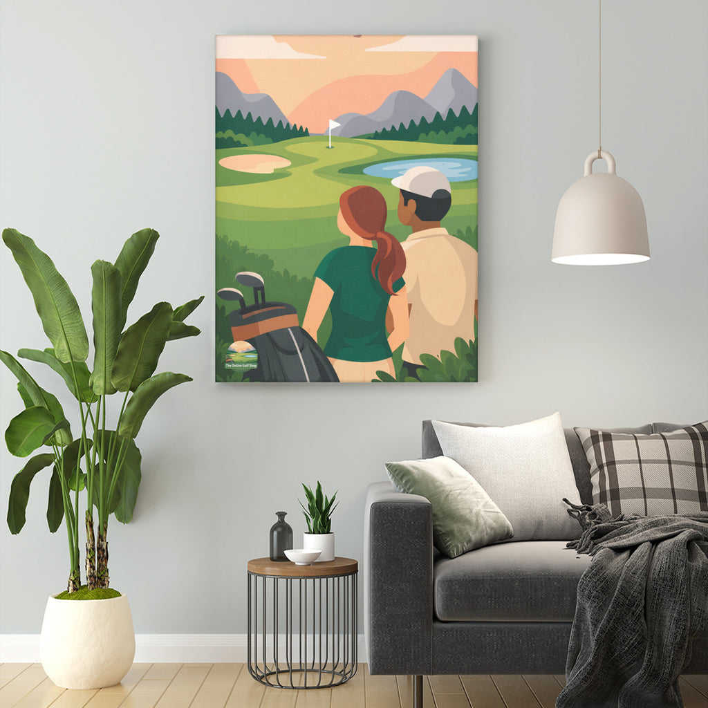 The Perfect View Canvas Print - with Hook