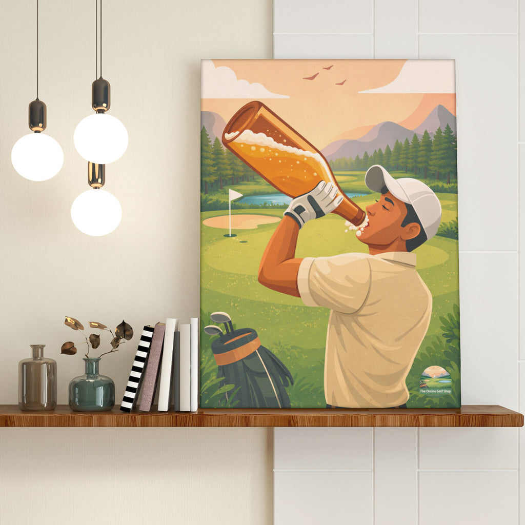 The Perfect Game of Golf Canvas Print - with Hook