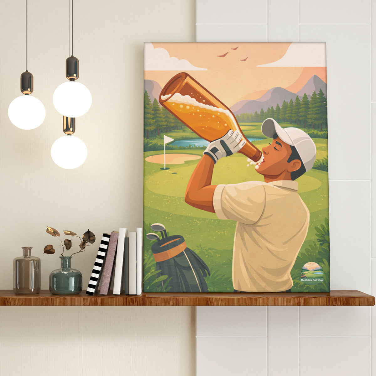 The Perfect Game of Golf Canvas Print - with Hook