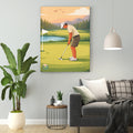 The Perfect Putt Canvas Print - with Hook