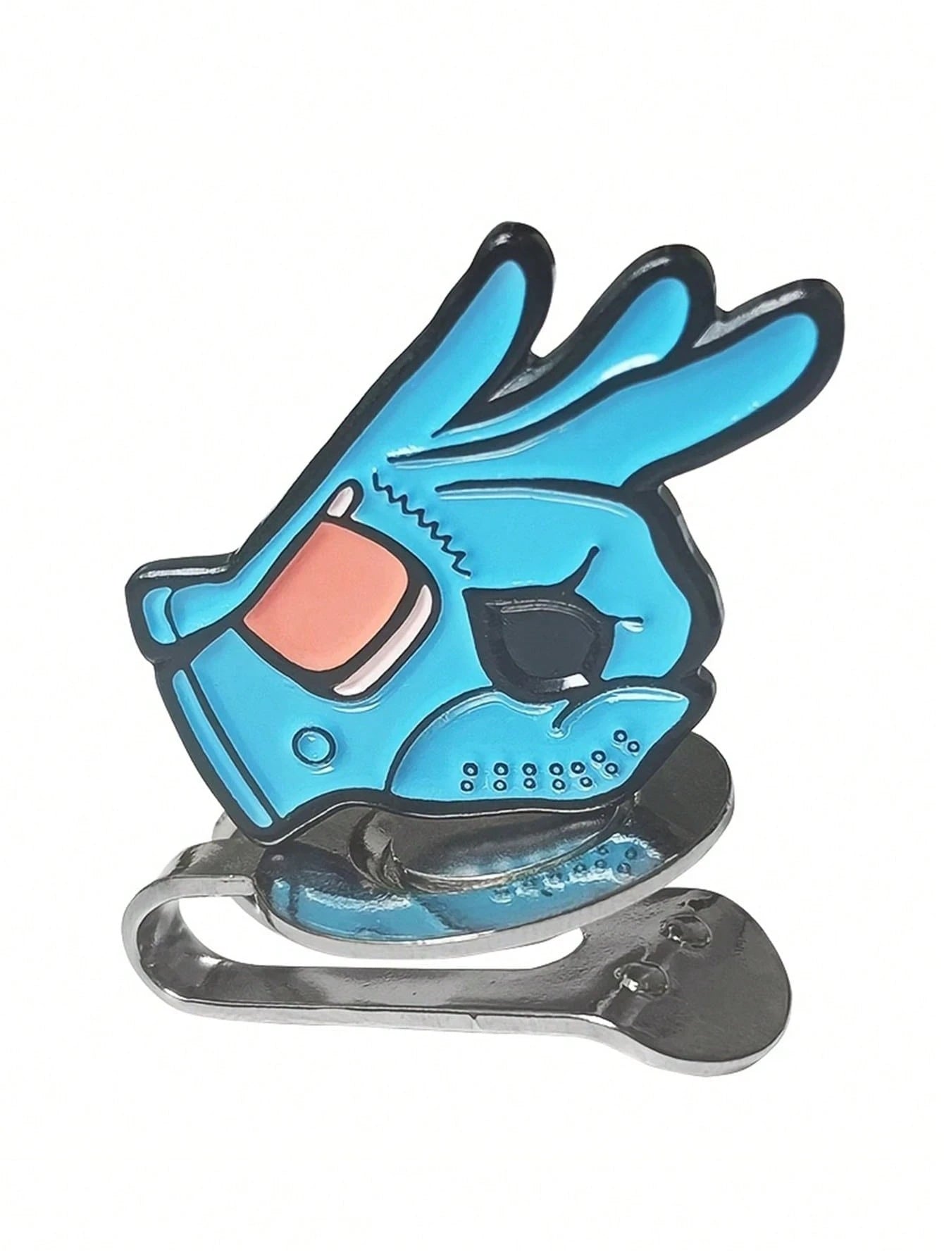 Colorful Hat Clip with OK Gesture