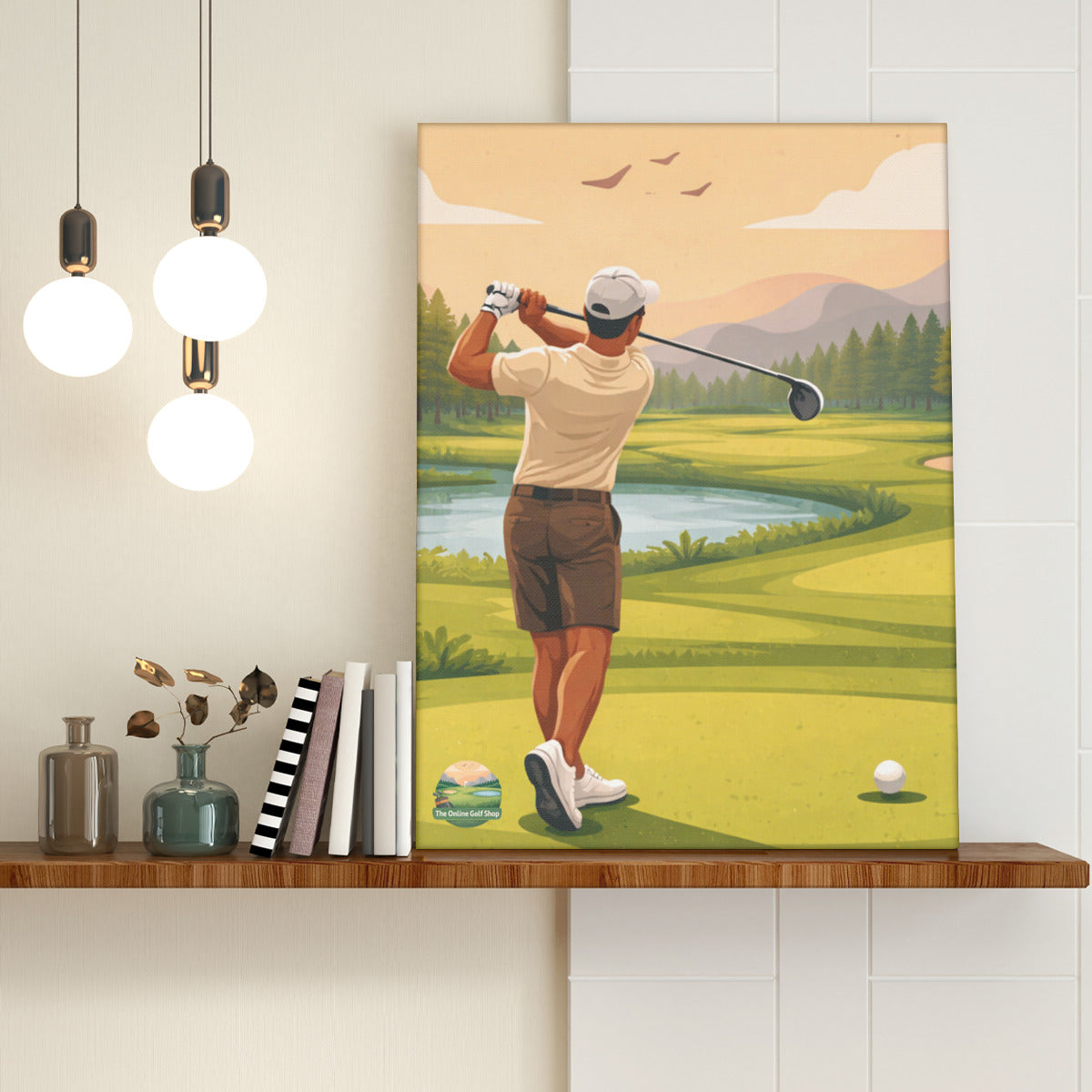 The Perfect Swing Canvas Print - with Hook
