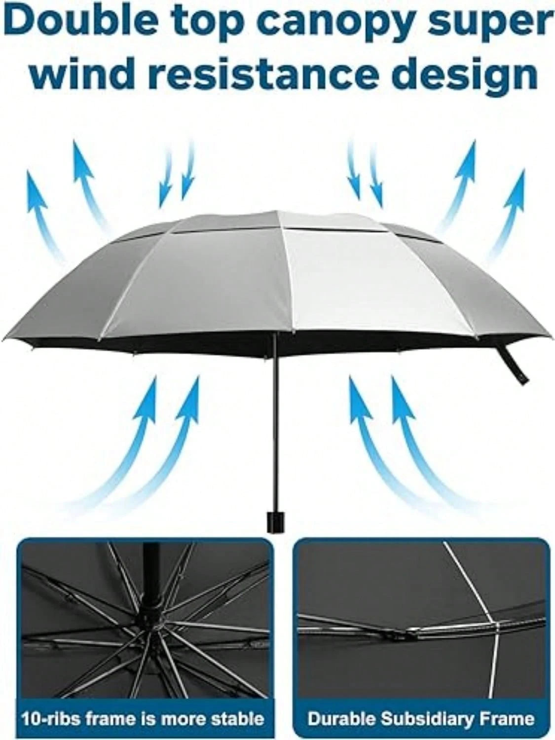 62 Inch Extra Oversize Golf Umbrella